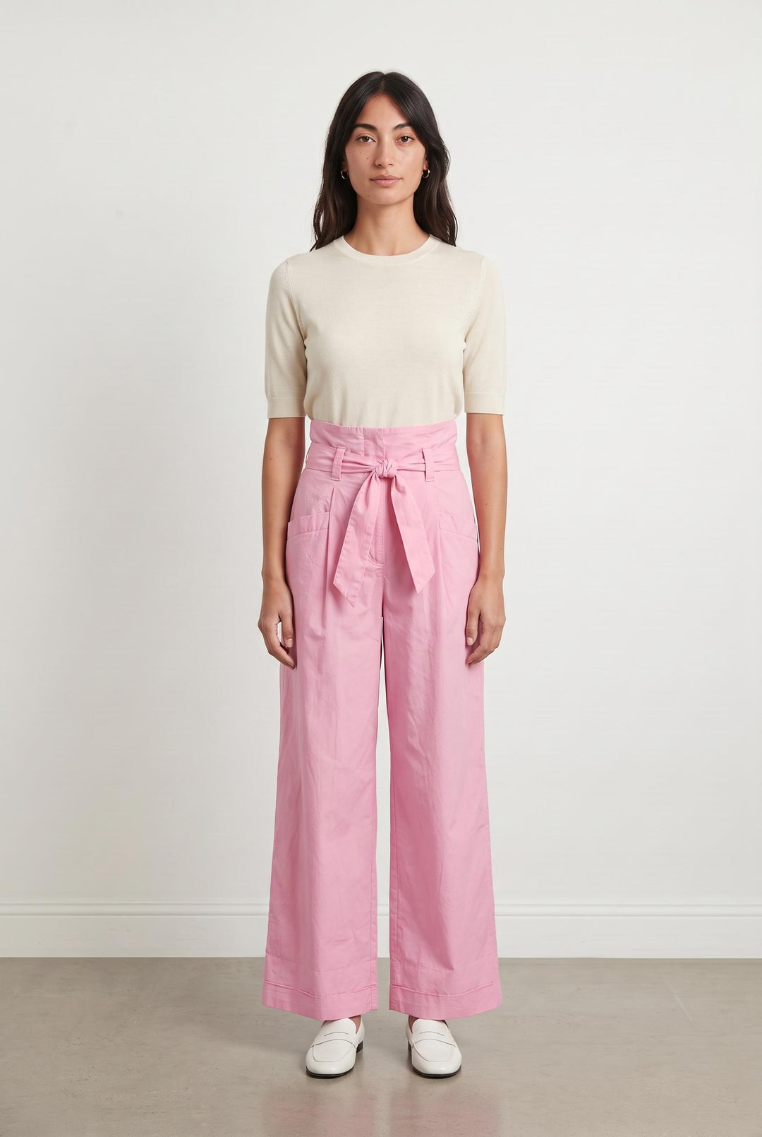 Pantalon Large Rose - Taille XS/34 de la marque Tara Jarmon | PARAD93171 - Vendu par Paradigme - Image 1