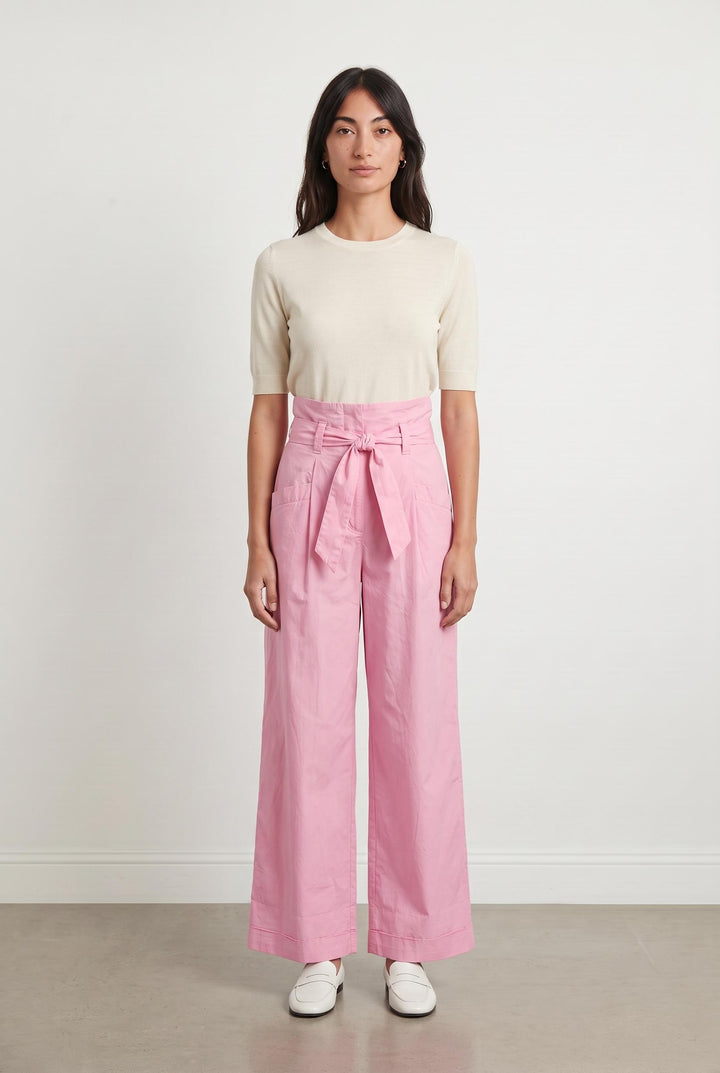 Pantalon Large Rose - Taille XS/34 de la marque Tara Jarmon | PARAD93171 - Vendu par Paradigme - Image 1