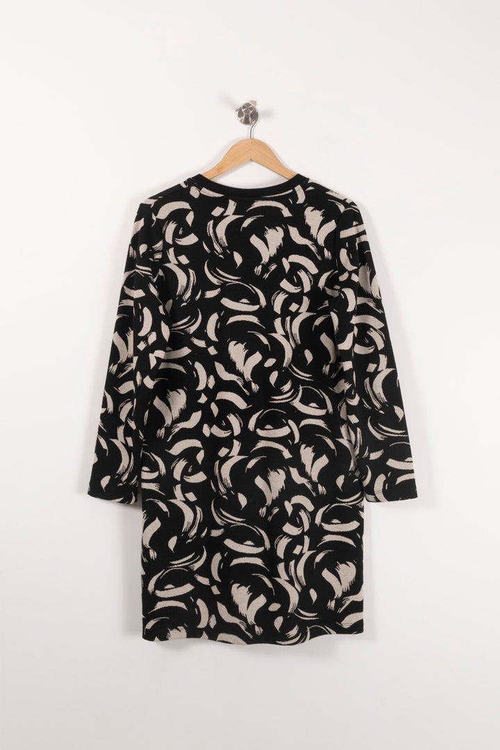 Robe Noire et Beige - Taille XL/42 de la marque La Fée Maraboutée | PARAD93177 - Vendu par Paradigme - Image 4