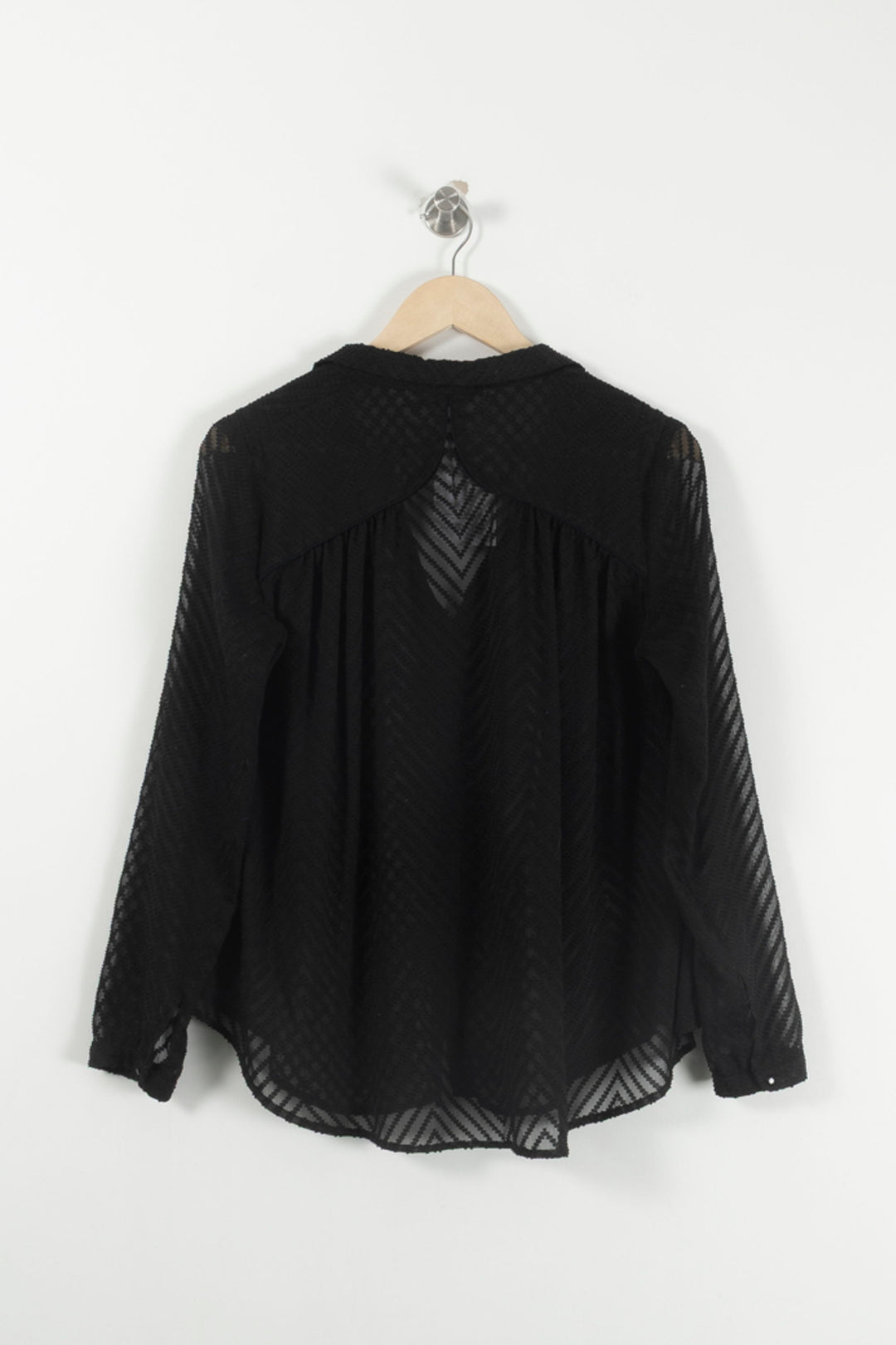 Blouse Noire - Taille XS/34 de la marque ba&sh | PARAD93184 - Vendu par Paradigme - Image 4