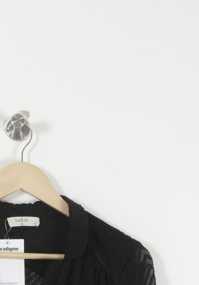 Blouse Noire - Taille XS/34 de la marque ba&sh | PARAD93184 - Vendu par Paradigme - Image 3