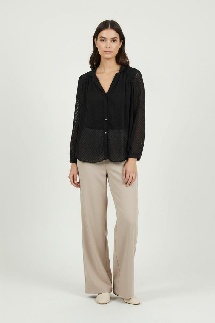 Blouse Noire - Taille XS/34 de la marque ba&sh | PARAD93184 - Vendu par Paradigme - Image 1