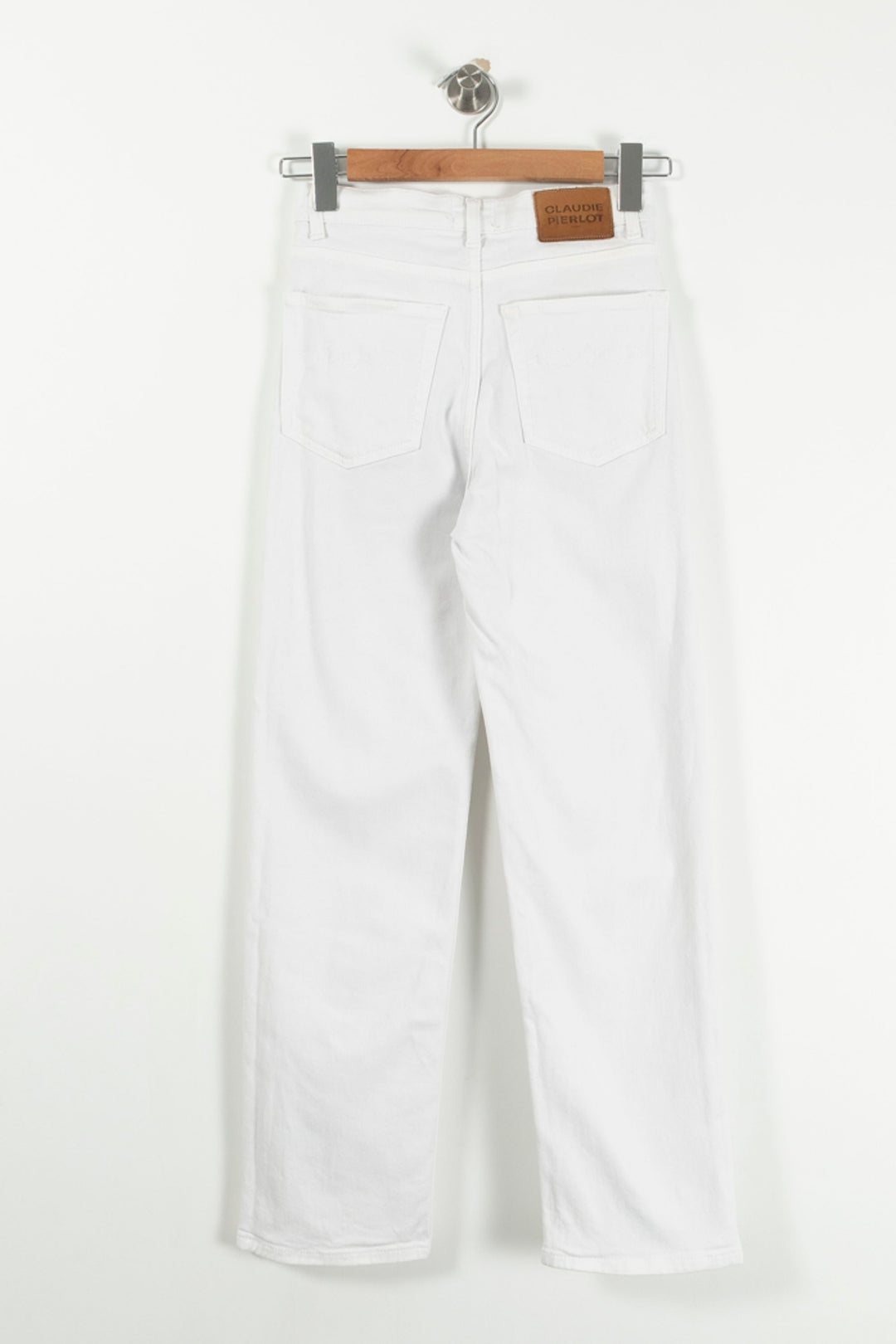 Jean Blanc - Taille XS/34 de la marque Claudie Pierlot | PARAD93187 - Vendu par Paradigme - Image 4