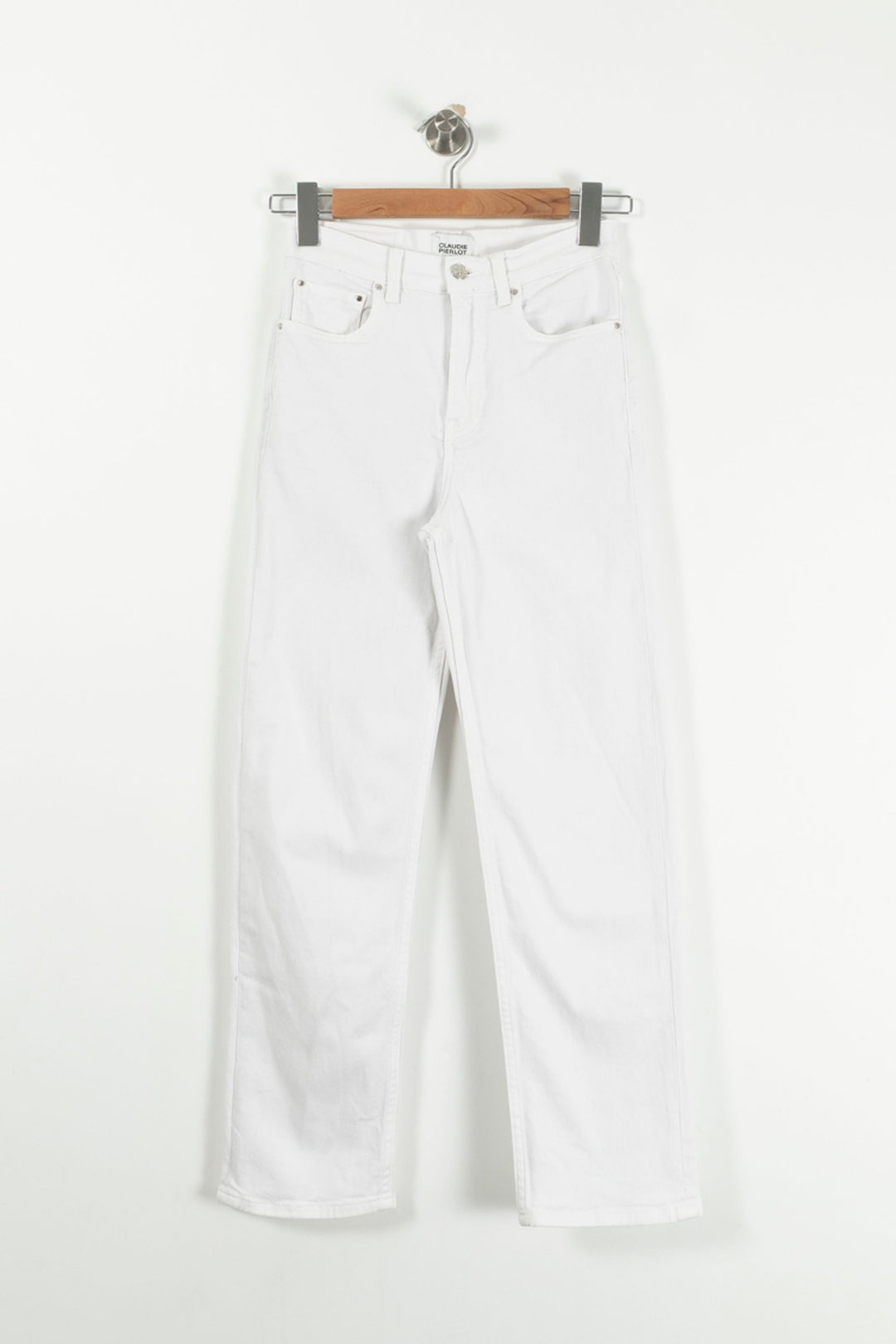 Jean Blanc - Taille XS/34 de la marque Claudie Pierlot | PARAD93187 - Vendu par Paradigme - Image 2