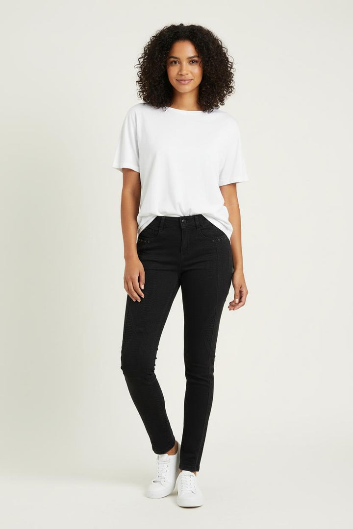 Jean Noir - Taille XS/34 de la marque One Step | PARAD93192 - Vendu par Paradigme - Image 1