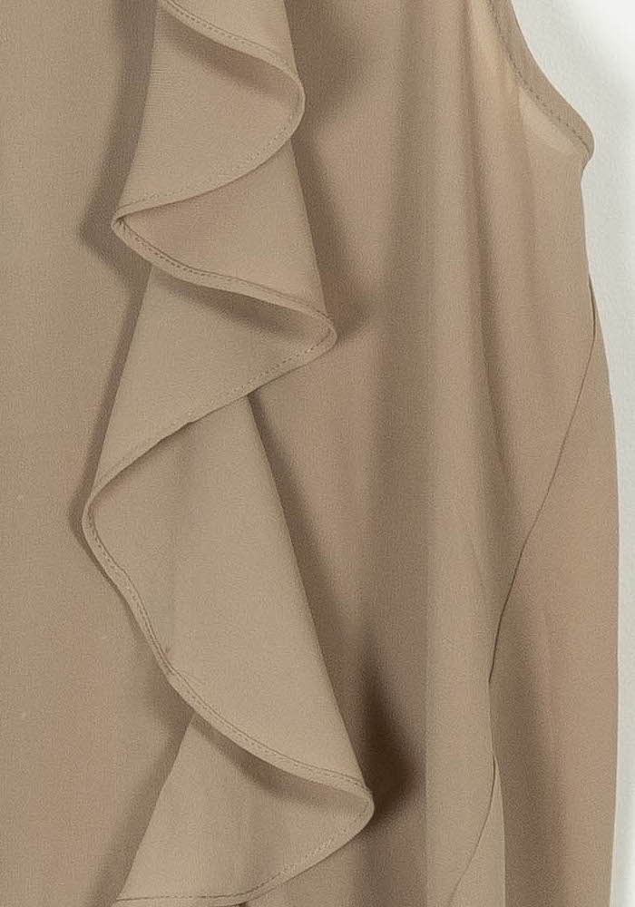 Blouse Sans Manches Beige - Taille S/36 de la marque Imperial | PARAD93194 - Vendu par Paradigme - Image 3
