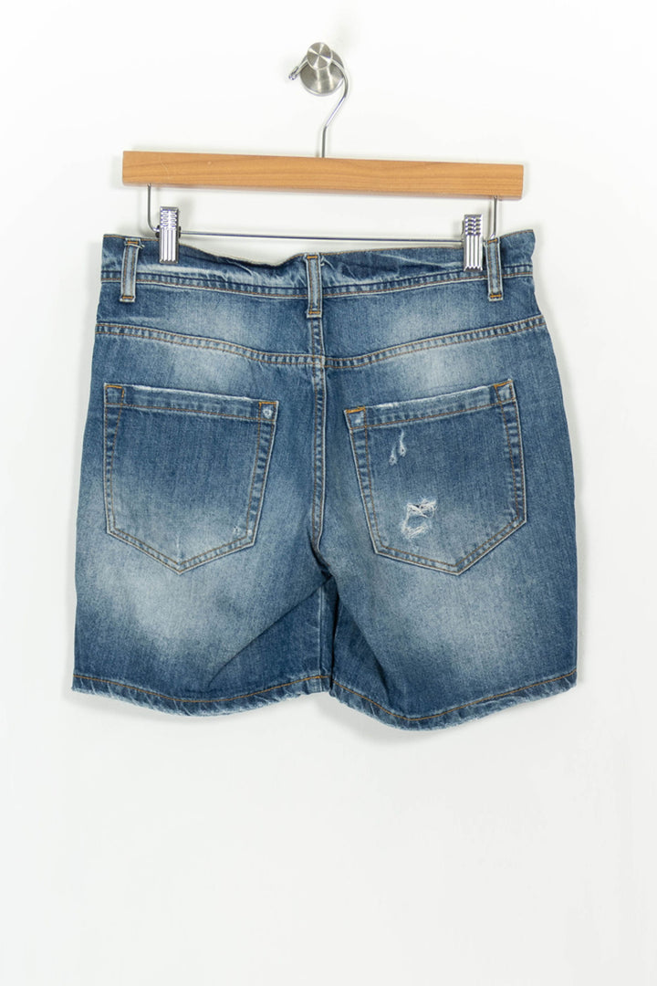 Short en Jean Bleu - Taille S/36 de la marque La Fée Maraboutée | PARAD93196 - Vendu par Paradigme - Image 4