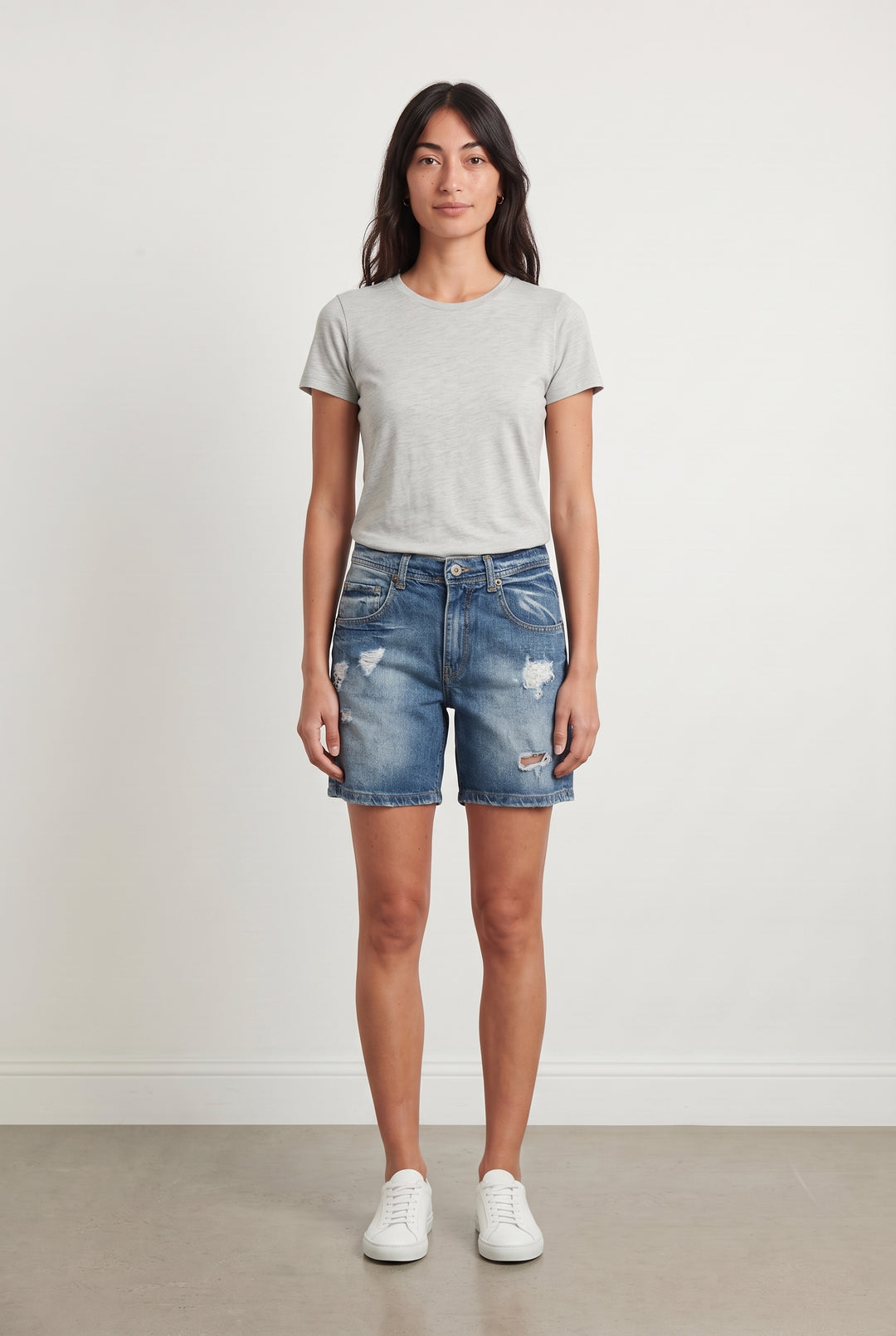 Short en Jean Bleu - Taille S/36 de la marque La Fée Maraboutée | PARAD93196 - Vendu par Paradigme - Image 1