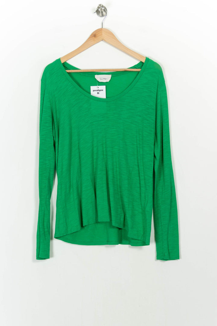 Pull Vert - Taille L/40 de la marque American Vintage | PARAD93203 - Vendu par Paradigme - Image 2