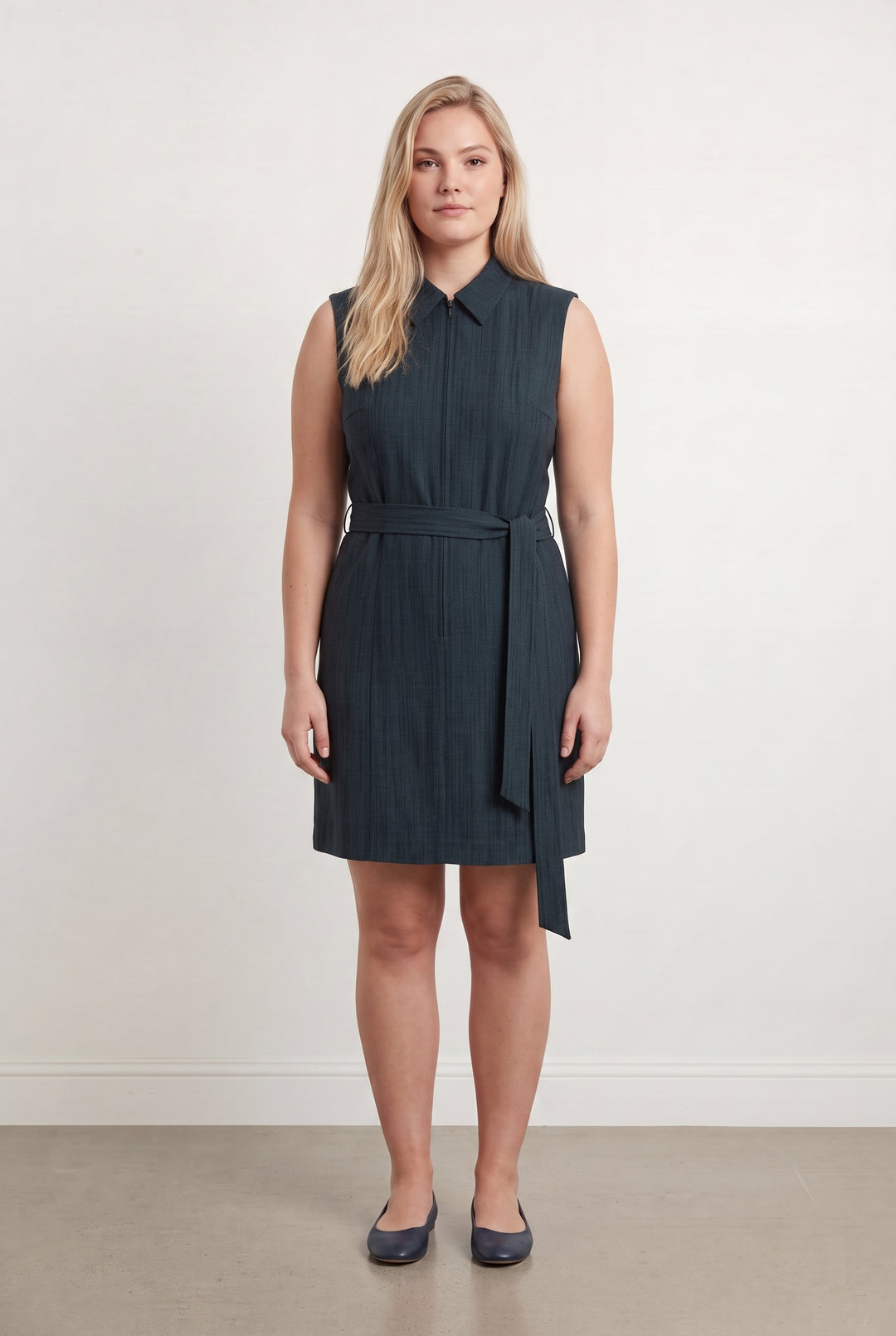 Robe Chemise Bleue - Taille XL/42 de la marque Caroll | PARAD93214 - Vendu par Paradigme - Image 1