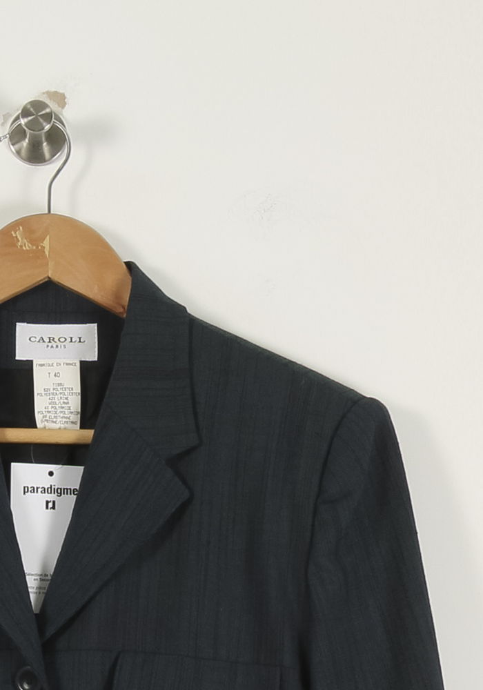 Blazer Bleu - Taille L/40 de la marque Caroll | PARAD93218 - Vendu par Paradigme - Image 3