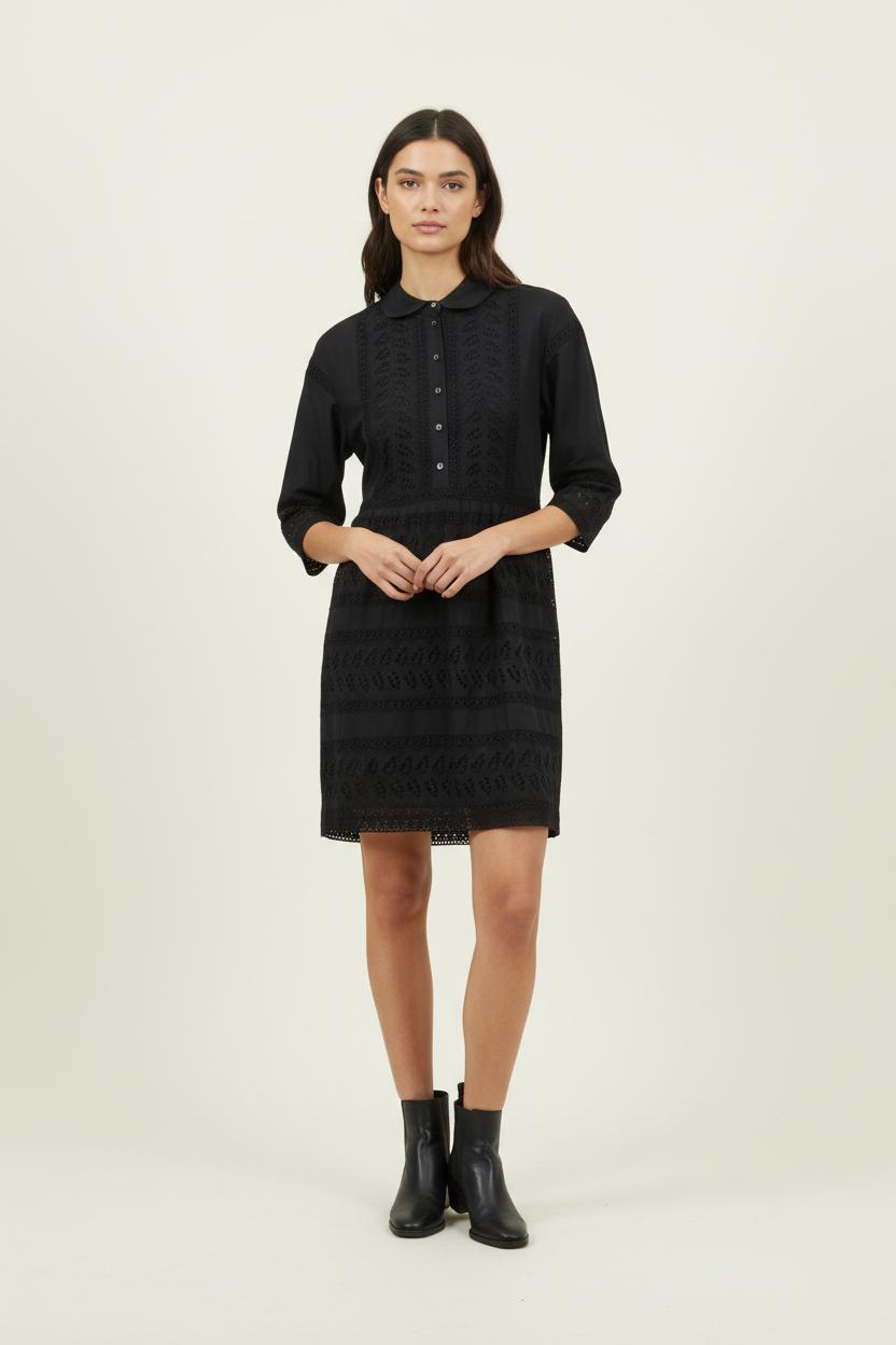 Robe Courte Noire - Taille S/36 de la marque Paul & Joe | PARAD93223 - Vendu par Paradigme - Image 1