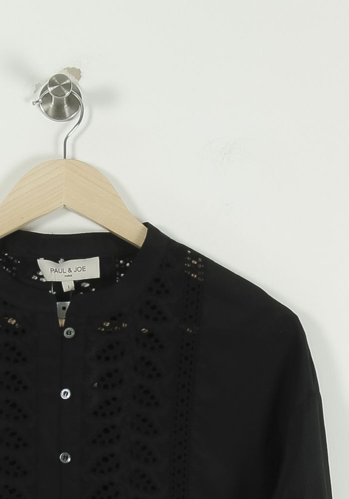 Blouse Noire - Taille S/36 de la marque Paul & Joe | PARAD93225 - Vendu par Paradigme - Image 3