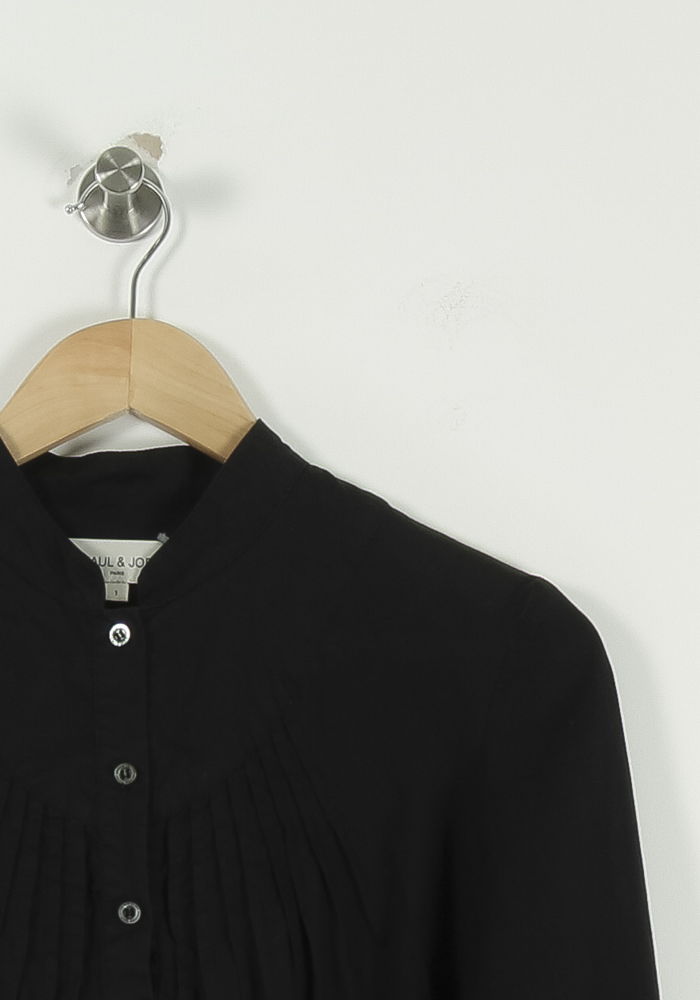 Blouse Noire - Taille S/36 de la marque Paul & Joe | PARAD93226 - Vendu par Paradigme - Image 3