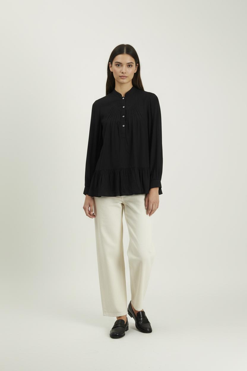 Blouse Noire - Taille S/36 de la marque Paul & Joe | PARAD93226 - Vendu par Paradigme - Image 1