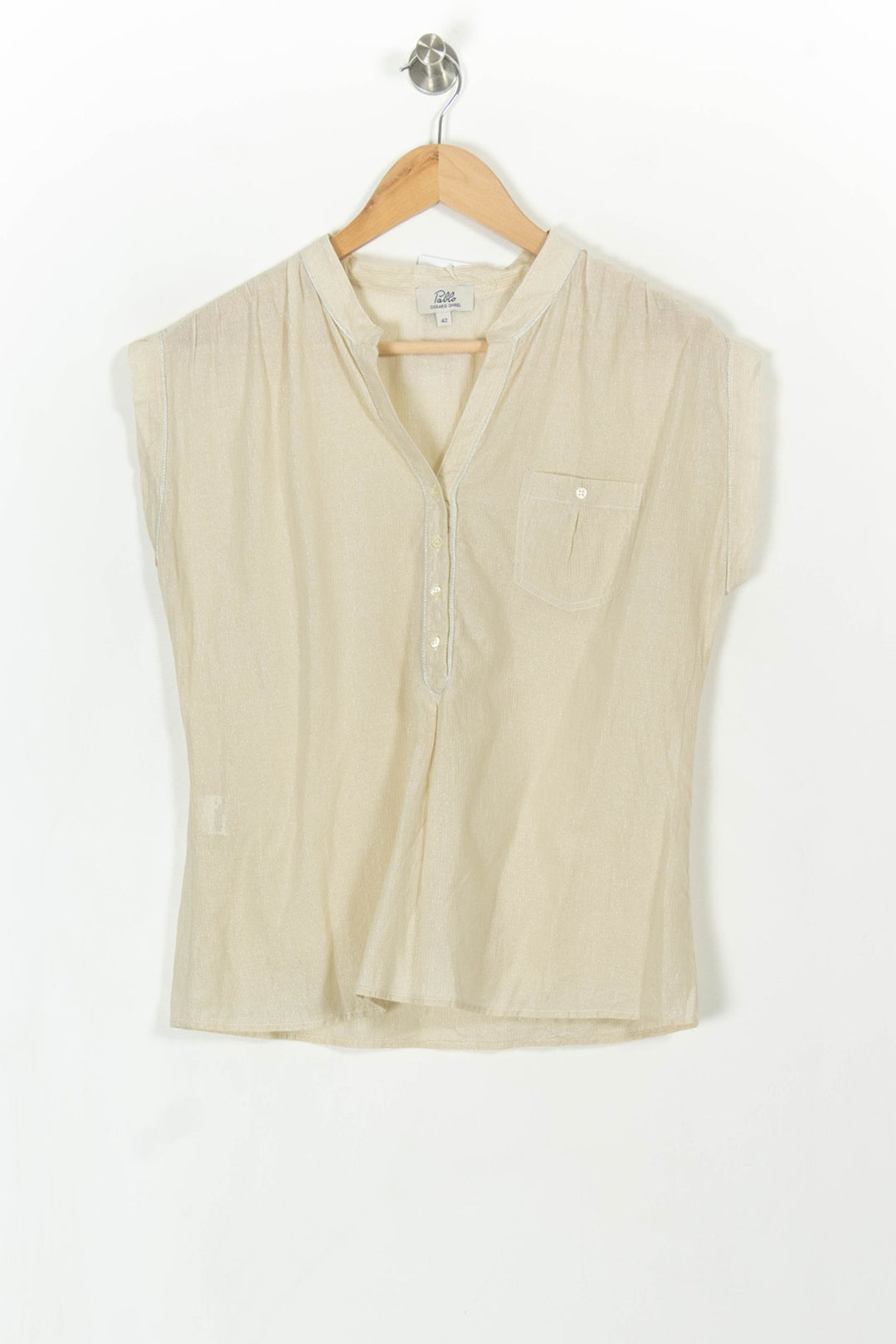 Blouse Beige - Taille XL/42 de la marque Pablo | PARAD93235 - Vendu par Paradigme - Image 2