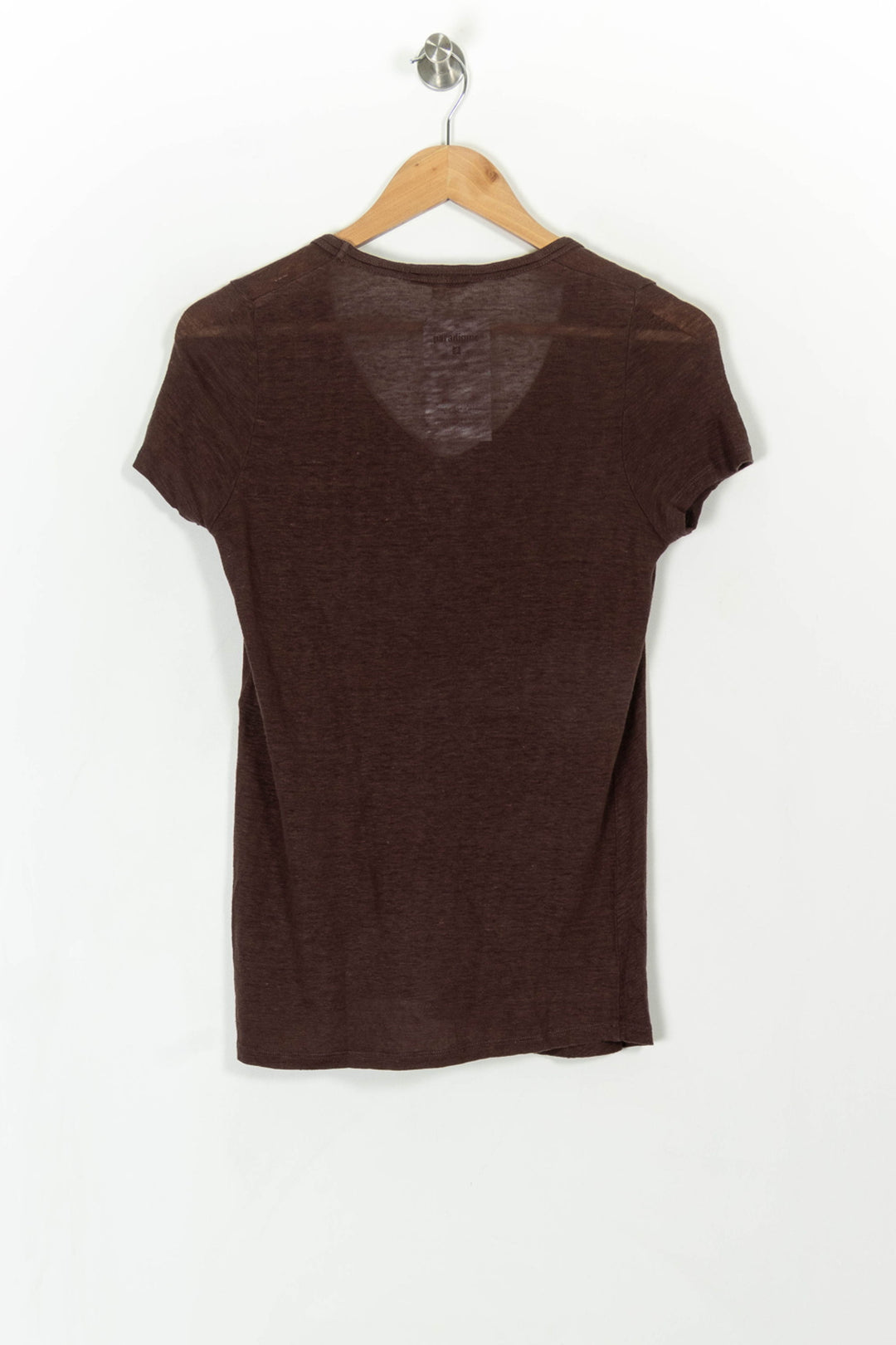 Tee-shirt Marron - Taille M/38 de la marque Sandro | PARAD93259 - Vendu par Paradigme - Image 4