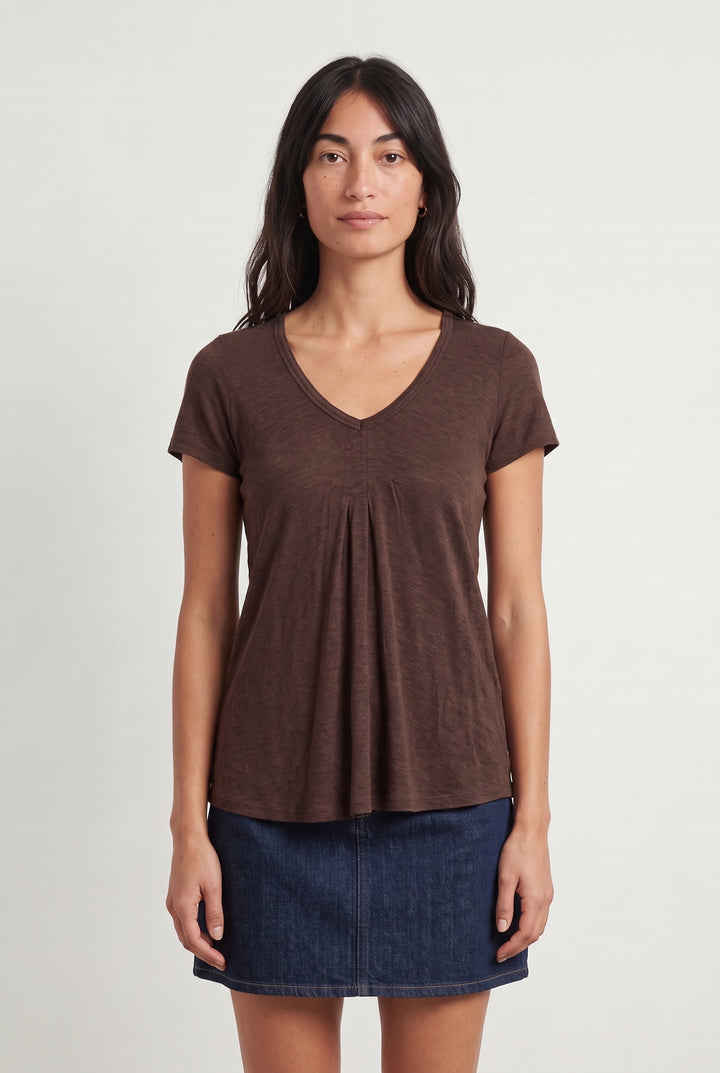 Tee-shirt Marron - Taille M/38 de la marque Sandro | PARAD93259 - Vendu par Paradigme - Image 1