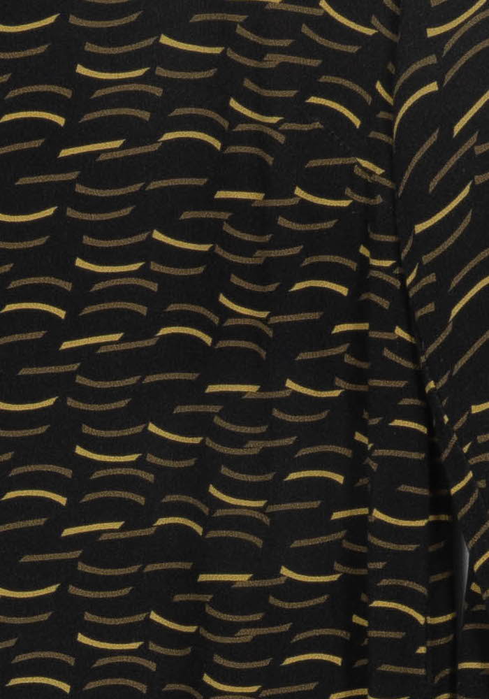 Robe Noire et Jaune - Taille S/36 de la marque La Fée Maraboutée | PARAD93273 - Vendu par Paradigme - Image 3