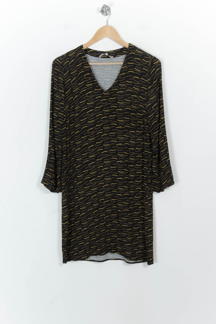Robe Noire et Jaune - Taille S/36 de la marque La Fée Maraboutée | PARAD93273 - Vendu par Paradigme - Image 2