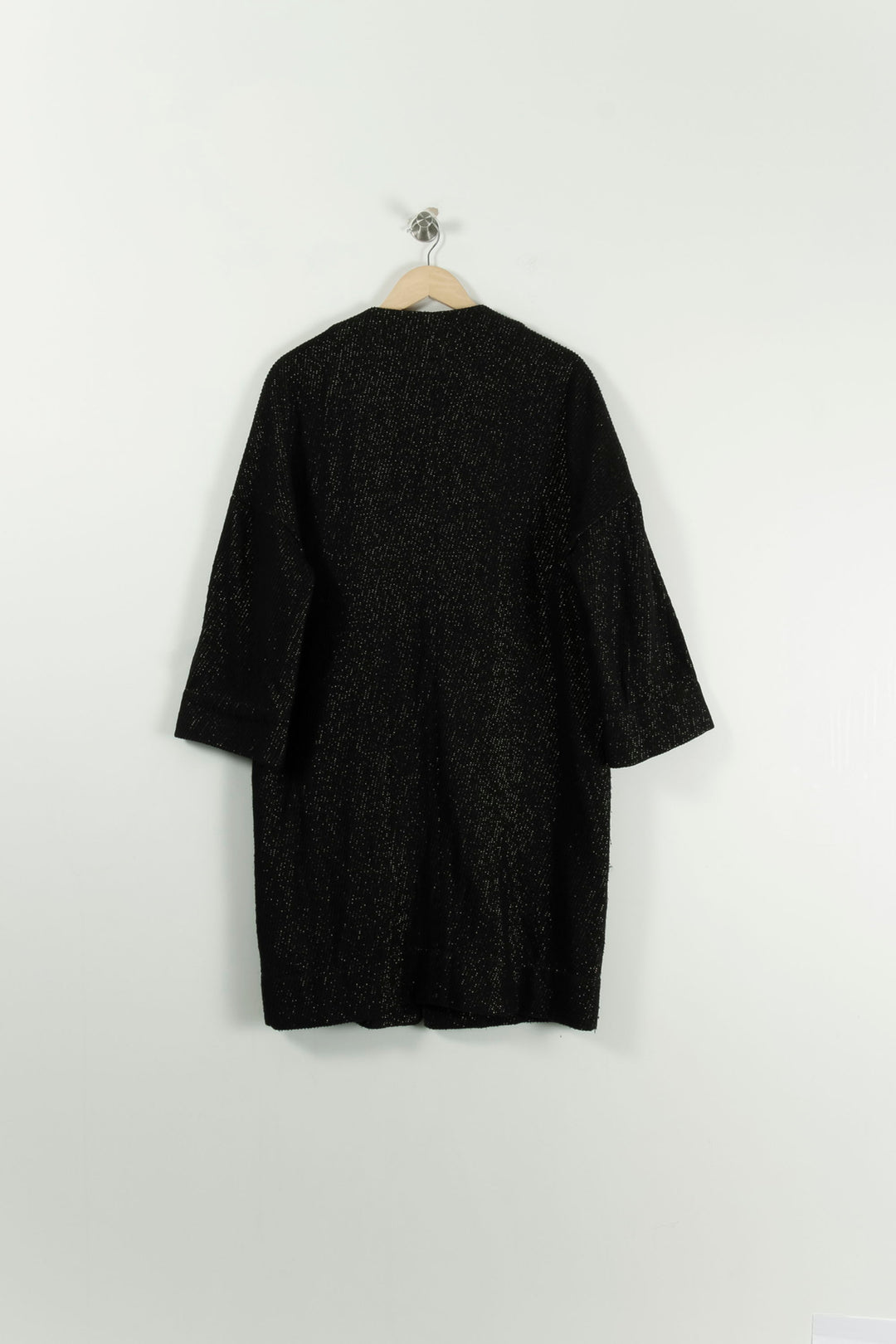 Manteau Noir - Taille S/36 de la marque La Fée Maraboutée | PARAD93275 - Vendu par Paradigme - Image 4