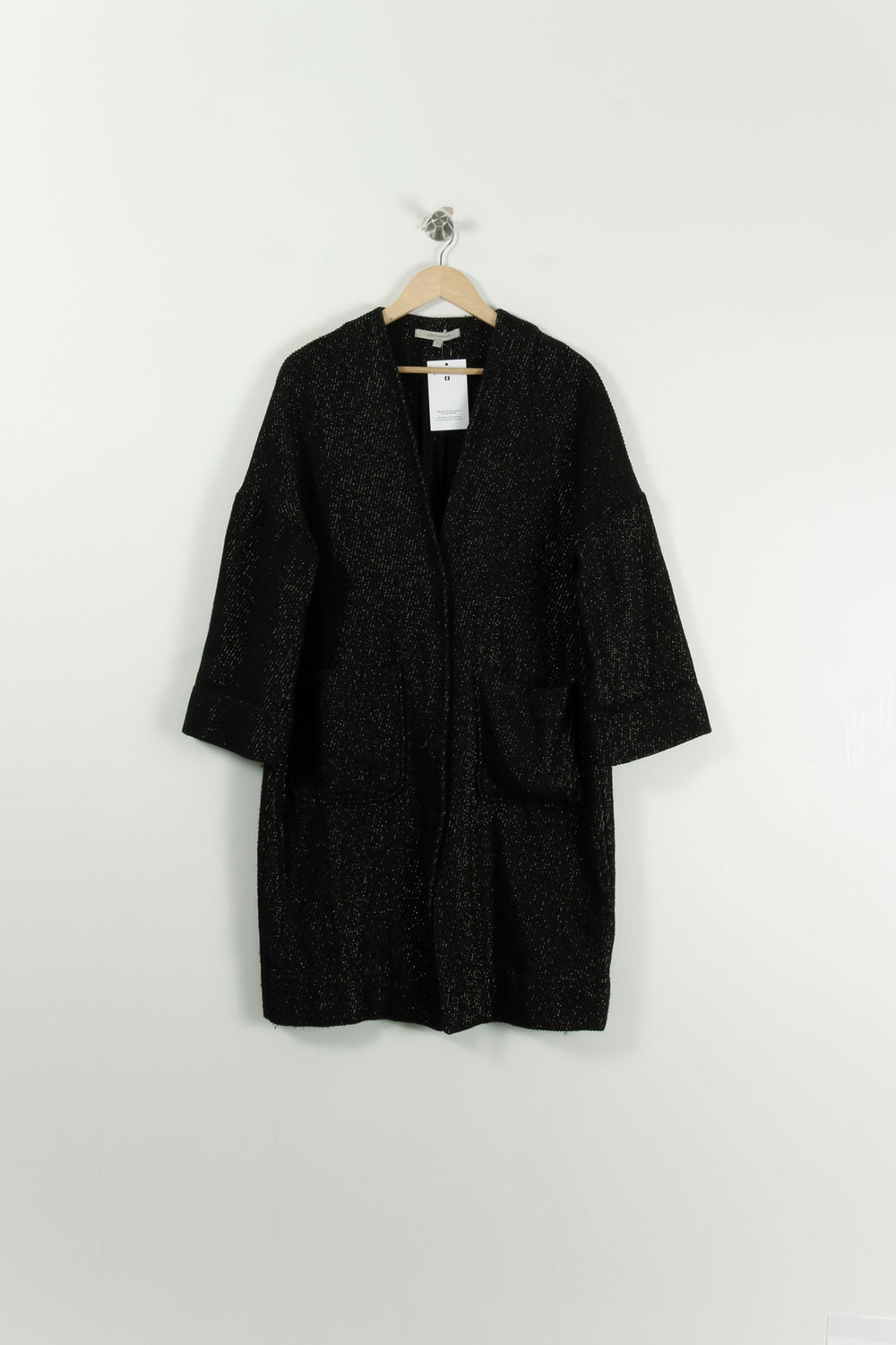 Manteau Noir - Taille S/36 de la marque La Fée Maraboutée | PARAD93275 - Vendu par Paradigme - Image 2