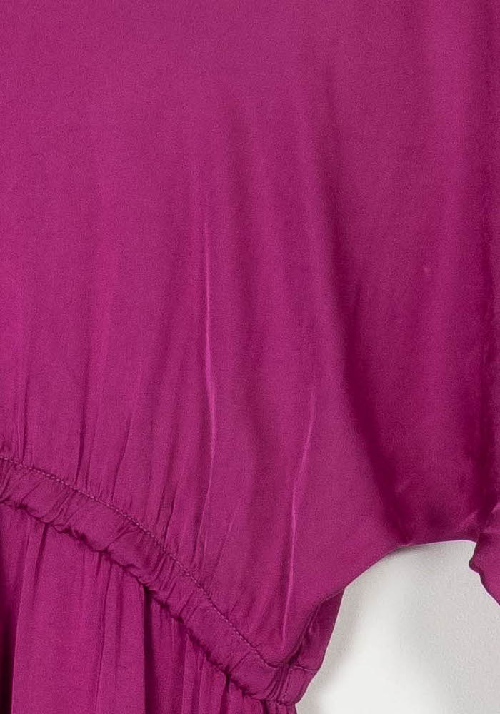 Robe Longue Violette - Taille M/38 de la marque La Fée Maraboutée | PARAD93284 - Vendu par Paradigme - Image 3