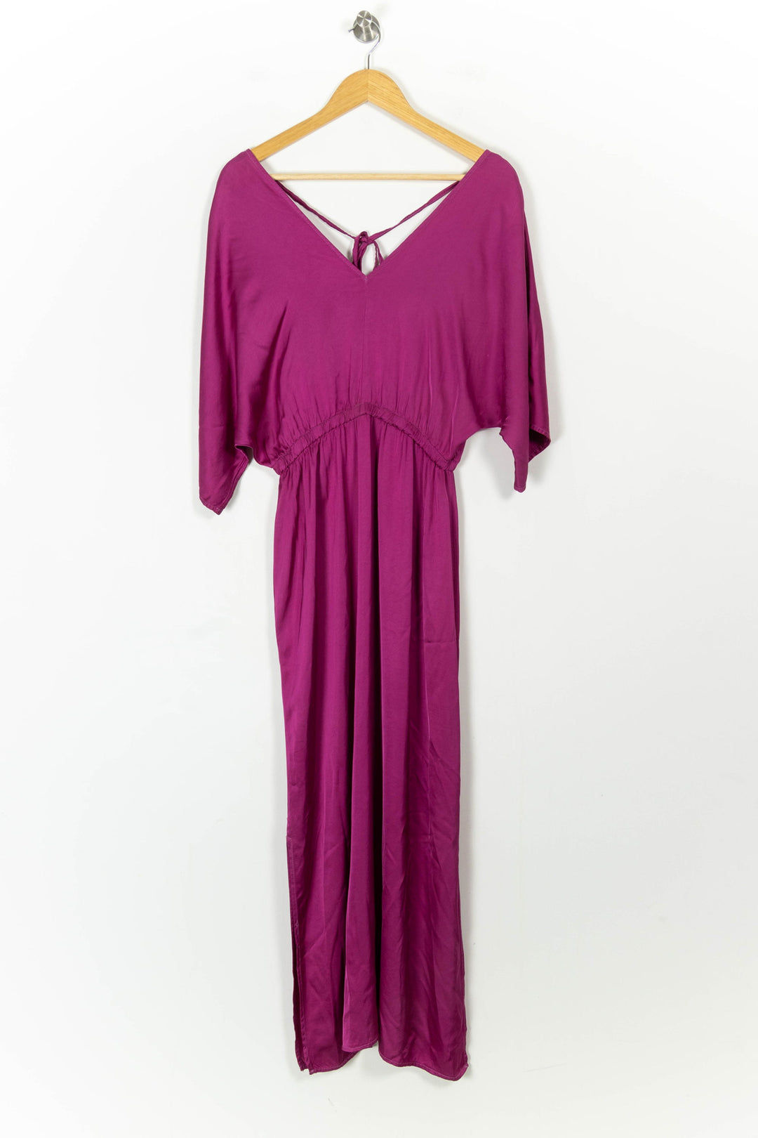 Robe Longue Violette - Taille M/38 de la marque La Fée Maraboutée | PARAD93284 - Vendu par Paradigme - Image 2