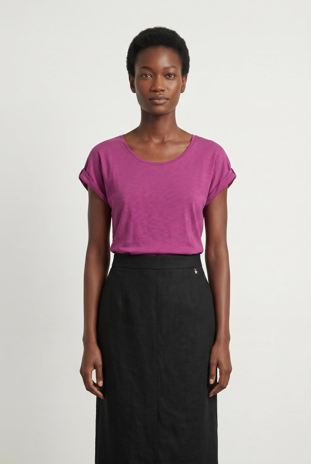 Tee-shirt Violet - Taille M/38 de la marque Des petits hauts | PARAD93290 - Vendu par Paradigme - Image 1