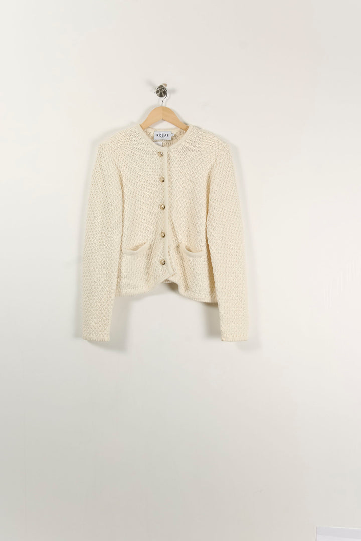 Veste Blanche - Taille L/40 de la marque Rosaé Paris | PARAD93292 - Vendu par Paradigme - Image 2