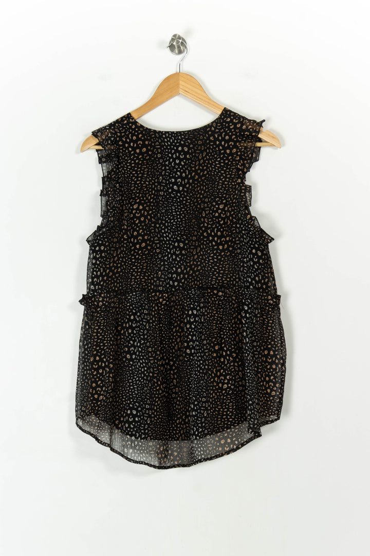 Blouse Noire et Marron - Taille L/40 de la marque Heimstone | PARAD93295 - Vendu par Paradigme - Image 4