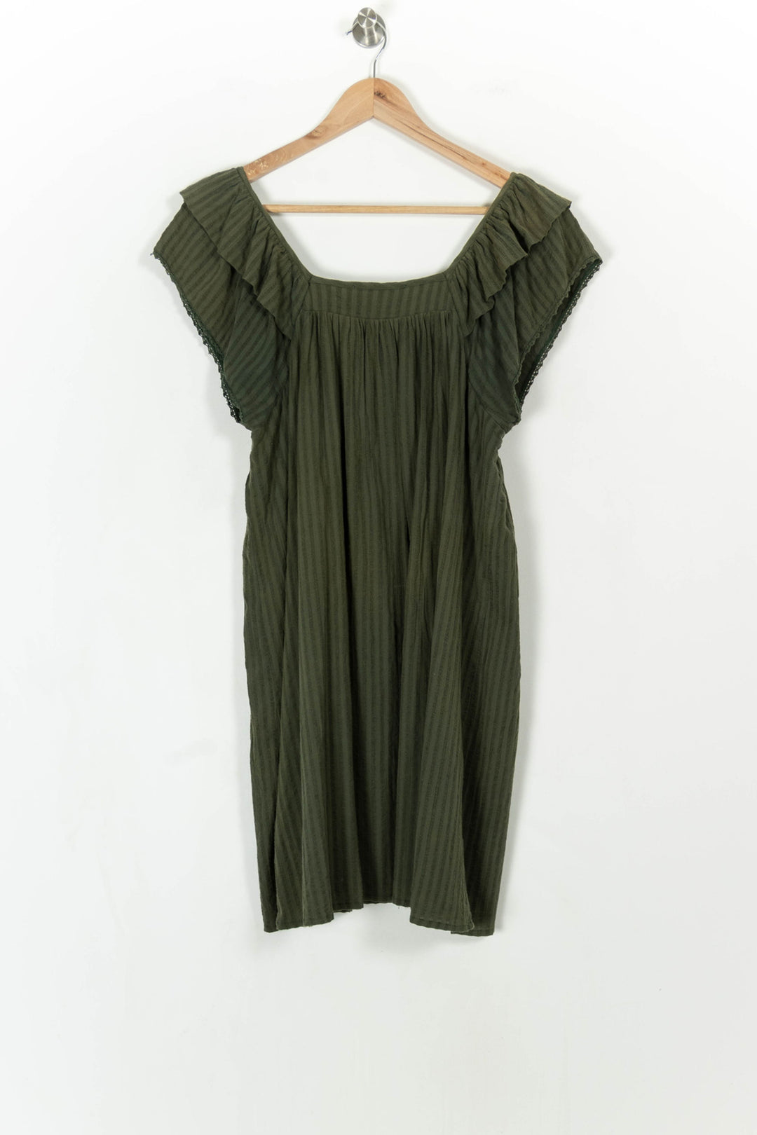 Robe Courte Verte - Taille L/40 de la marque ba&sh | PARAD93296 - Vendu par Paradigme - Image 4