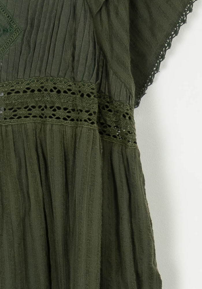 Robe Courte Verte - Taille L/40 de la marque ba&sh | PARAD93296 - Vendu par Paradigme - Image 3
