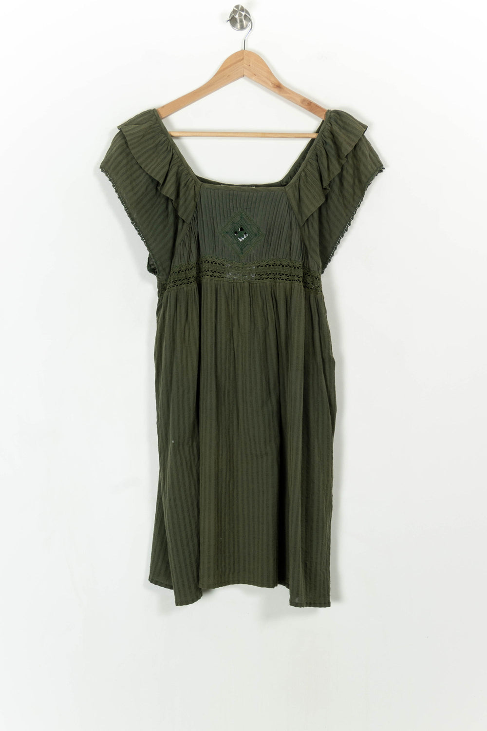 Robe Courte Verte - Taille L/40 de la marque ba&sh | PARAD93296 - Vendu par Paradigme - Image 2