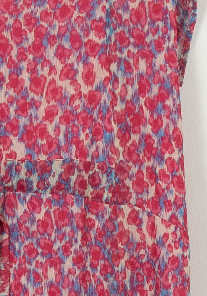 Robe Longue Rose et Bleue - Taille S/36 de la marque Sud express | PARAD93300 - Vendu par Paradigme - Image 3