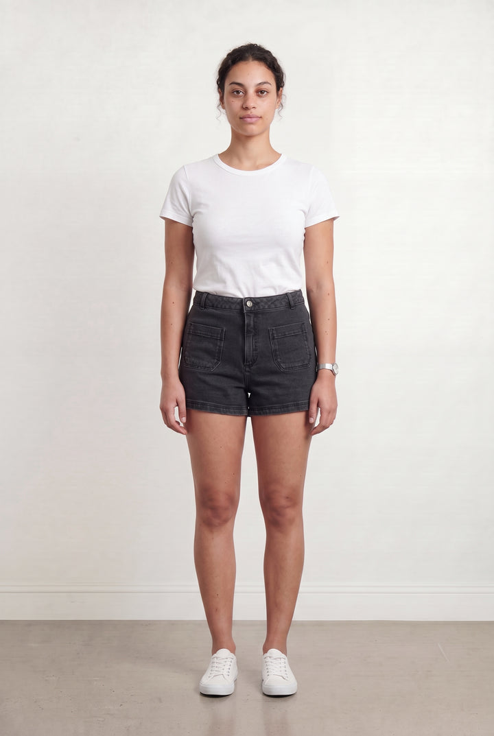 Short en Jean Noir - Taille L/40 de la marque Karl Marc John | PARAD93303 - Vendu par Paradigme - Image 1