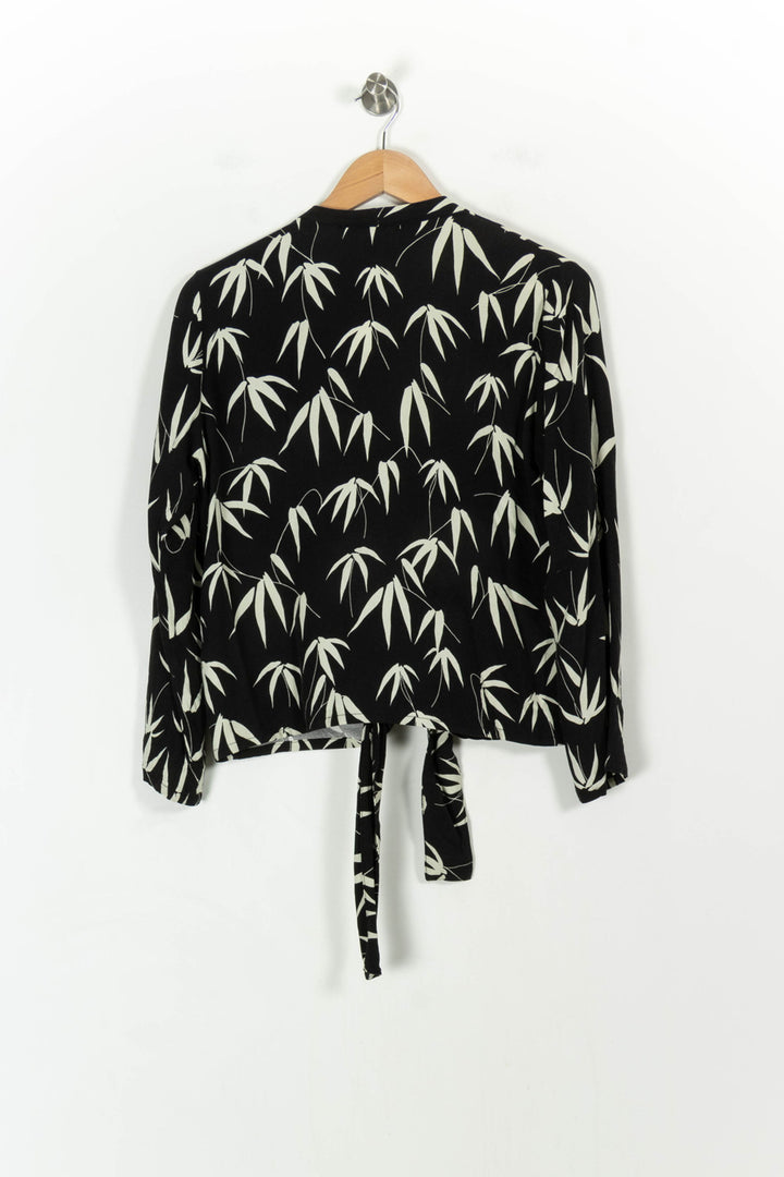 Blouse Noire et Blanche - Taille S/36 de la marque La Fée Maraboutée | PARAD93310 - Vendu par Paradigme - Image 4
