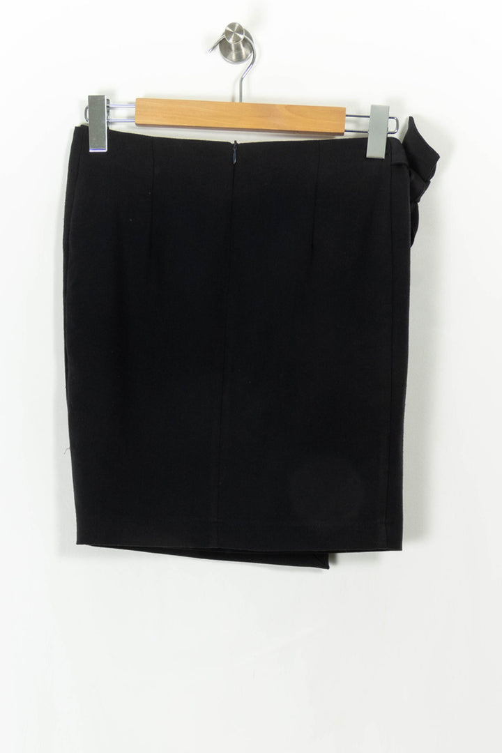 Jupe Droite Noire - Taille S/36 de la marque La Fée Maraboutée | PARAD93323 - Vendu par Paradigme - Image 4