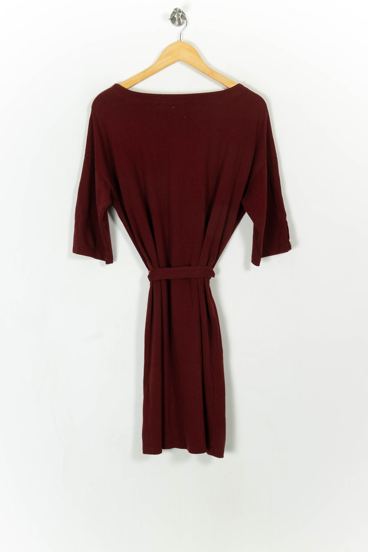 Robe Midi Bordeaux - Taille S/36 de la marque Des petits hauts | PARAD93328 - Vendu par Paradigme - Image 4