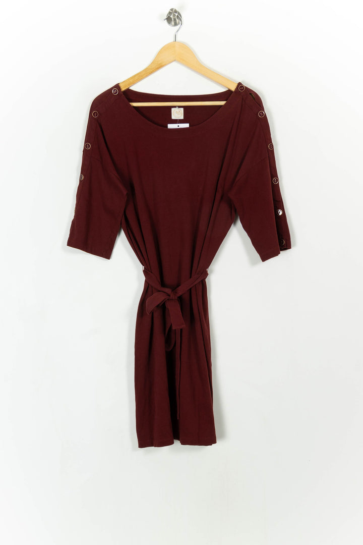 Robe Midi Bordeaux - Taille S/36 de la marque Des petits hauts | PARAD93328 - Vendu par Paradigme - Image 2