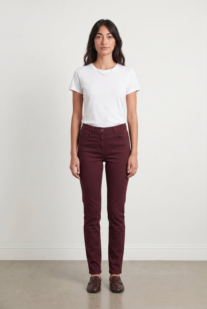 Jean Bordeaux - Taille S/36 de la marque Caroll | PARAD93332 - Vendu par Paradigme - Image 1