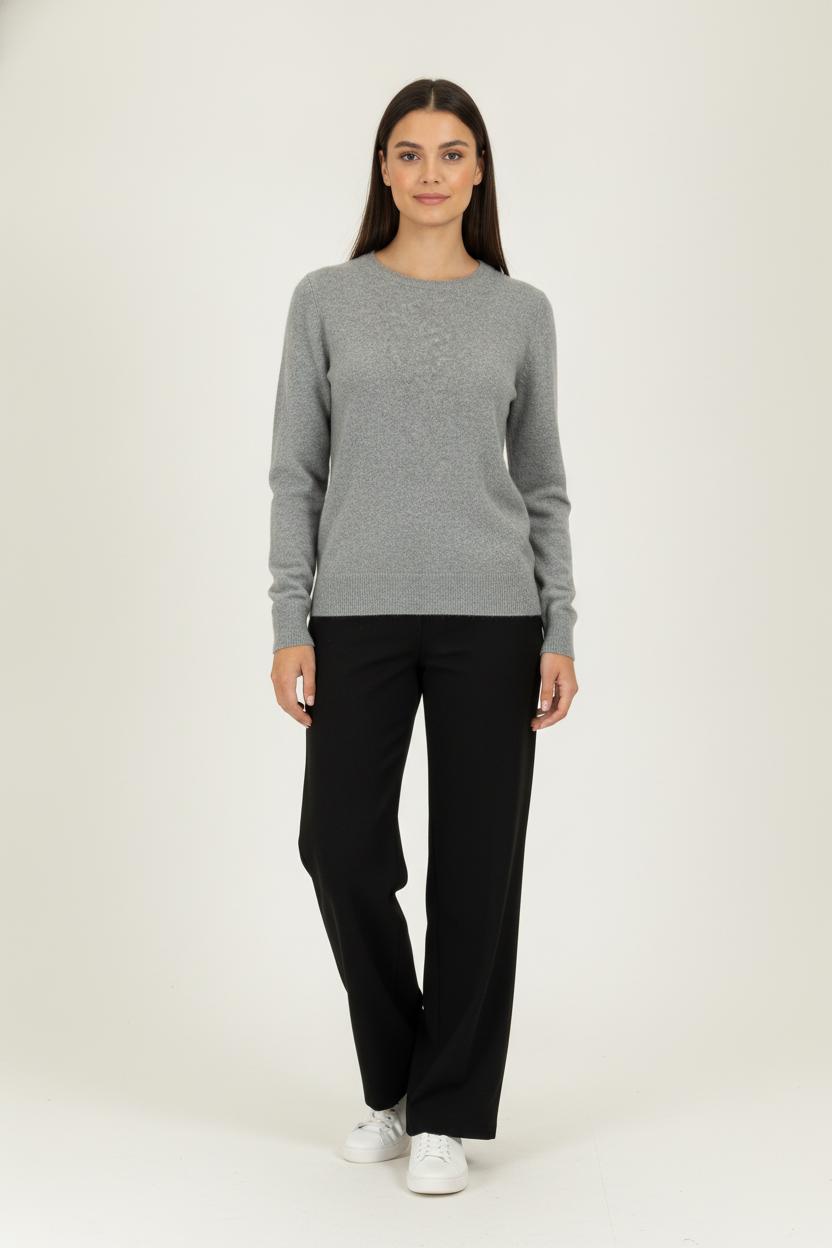 Pull Col Rond Gris - Taille S/36 de la marque From Future | PARAD93342 - Vendu par Paradigme - Image 1
