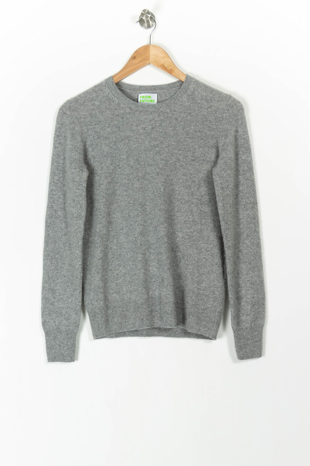 Pull Col Rond Gris - Taille S/36 de la marque From Future | PARAD93342 - Vendu par Paradigme - Image 2
