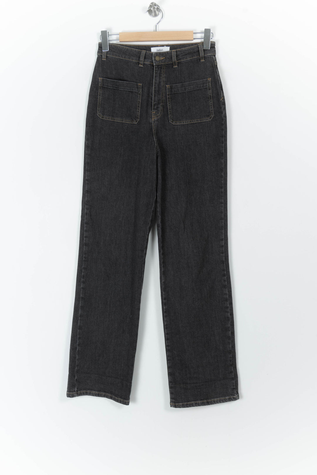 Jean Noir - Taille S/36 de la marque ba&sh | PARAD93348 - Vendu par Paradigme - Image 2