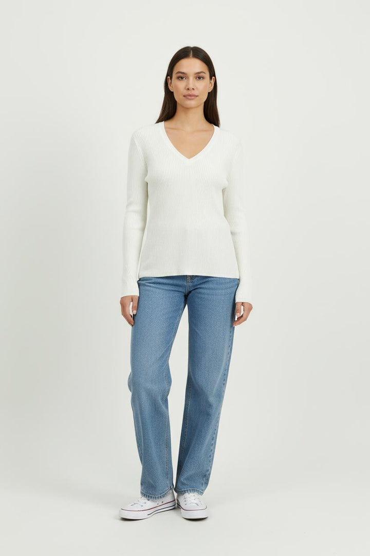 Pull Blanc - Taille M/38 de la marque Caroll | PARAD93349 - Vendu par Paradigme - Image 1