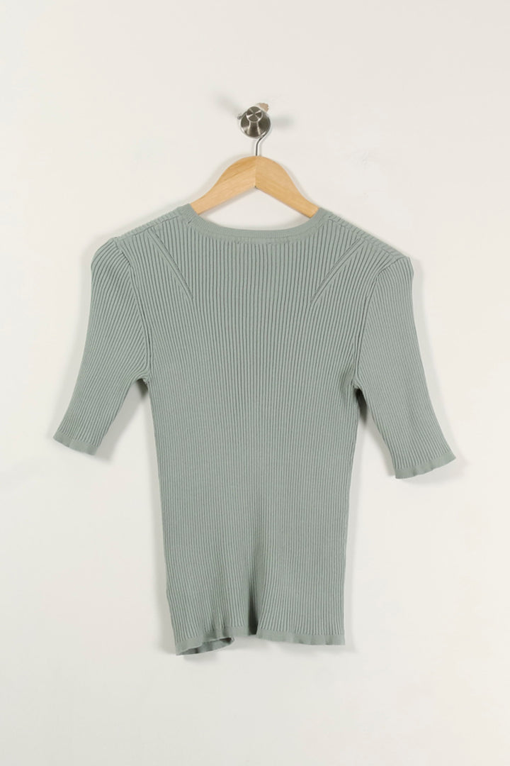 Pull Vert - Taille M/38 de la marque Caroll | PARAD93350 - Vendu par Paradigme - Image 4