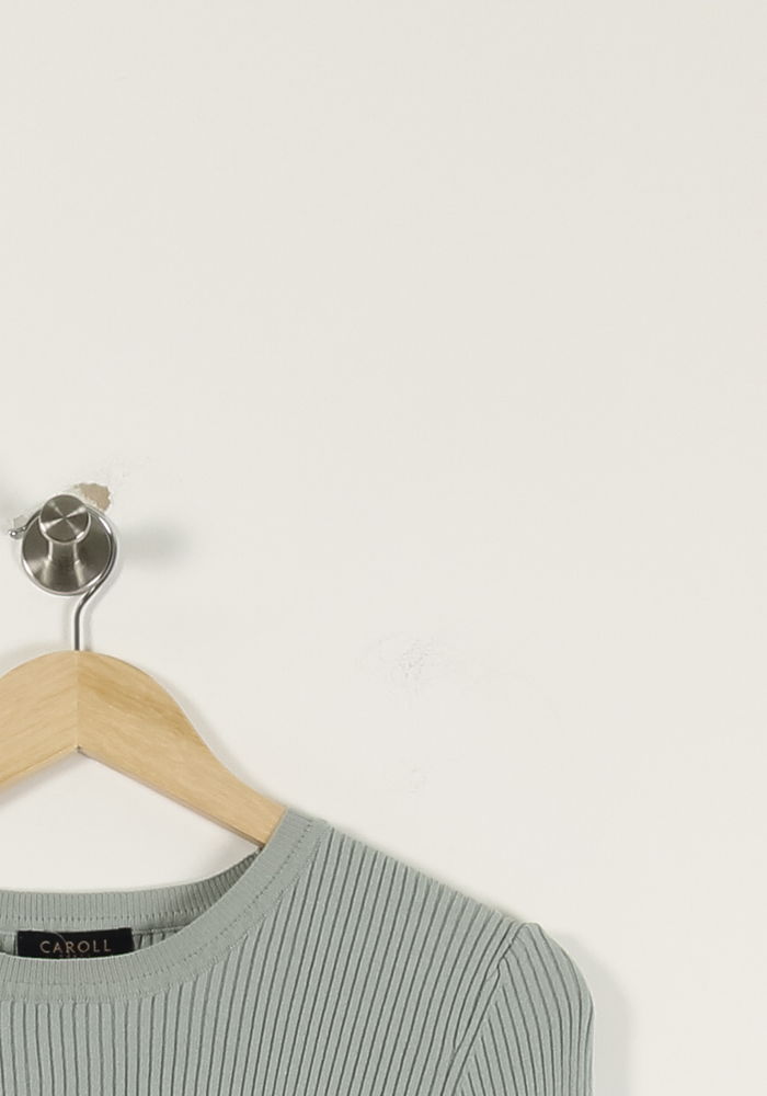 Pull Vert - Taille M/38 de la marque Caroll | PARAD93350 - Vendu par Paradigme - Image 3