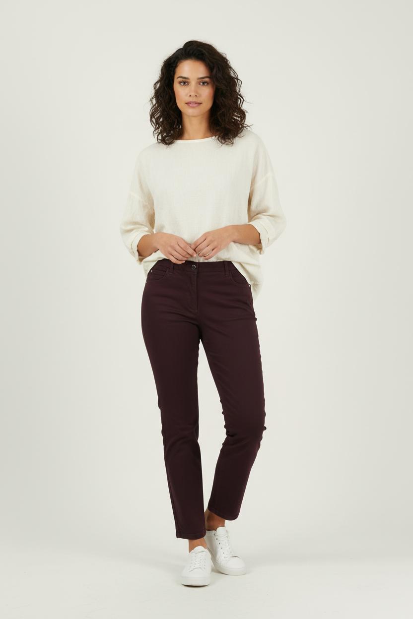 Jean Bordeaux - Taille XXL/44 de la marque Caroll | PARAD93358 - Vendu par Paradigme - Image 1