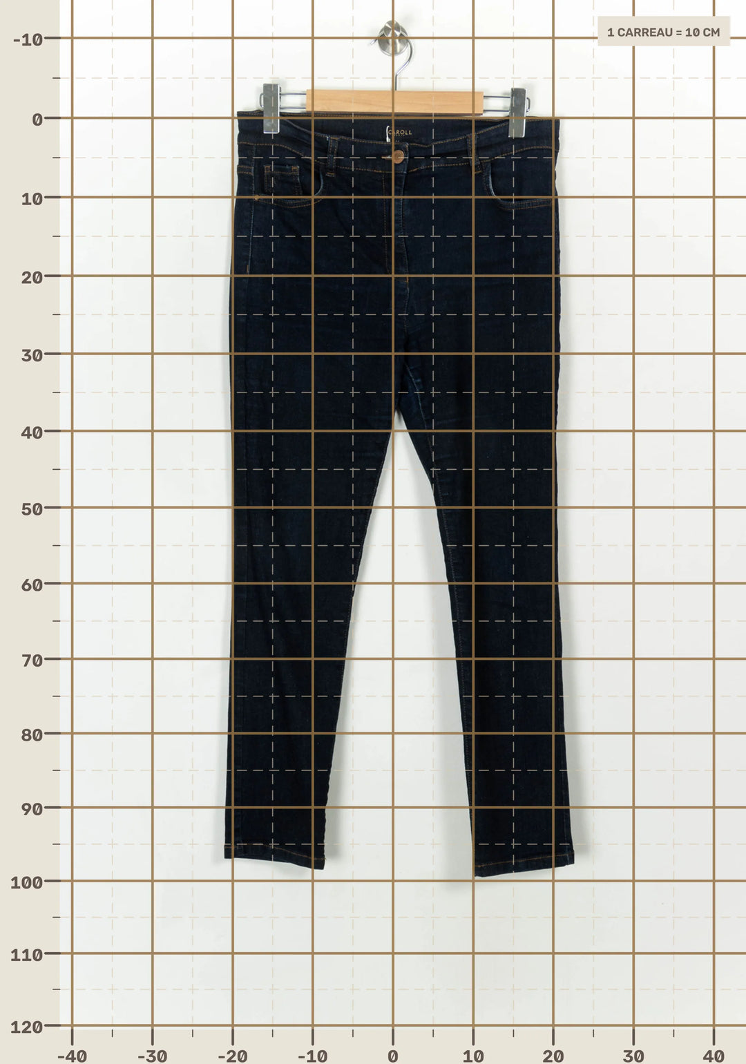 Jean Skinny Bleu - Taille XXL/44 de la marque Caroll | PARAD93360 - Vendu par Paradigme - Image 4