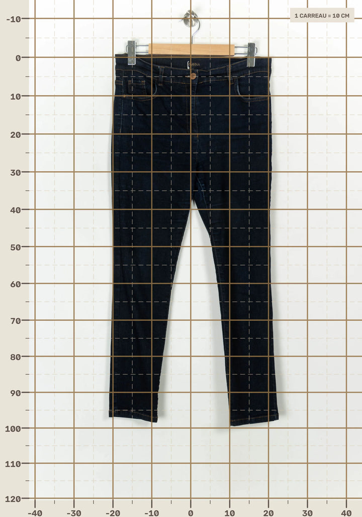 Jean Skinny Bleu - Taille XXL/44 de la marque Caroll | PARAD93360 - Vendu par Paradigme - Image 4